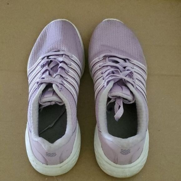 K Swiss Sneaker Shoes Athletic Tennis Shoe Lace Up Lavender Women's WOMAN'S 8.5 - Picture 4 of 14